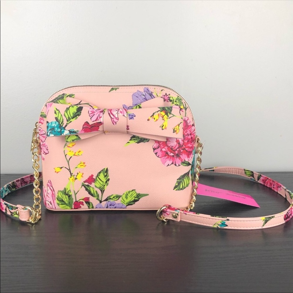 Betsey Johnson crossbody bag floral